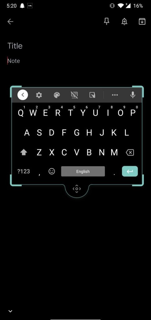 Floating keyboard of the best android keyboard App