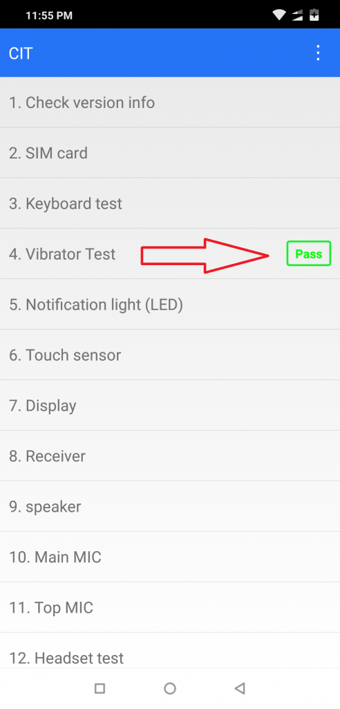 how to test hardware in android