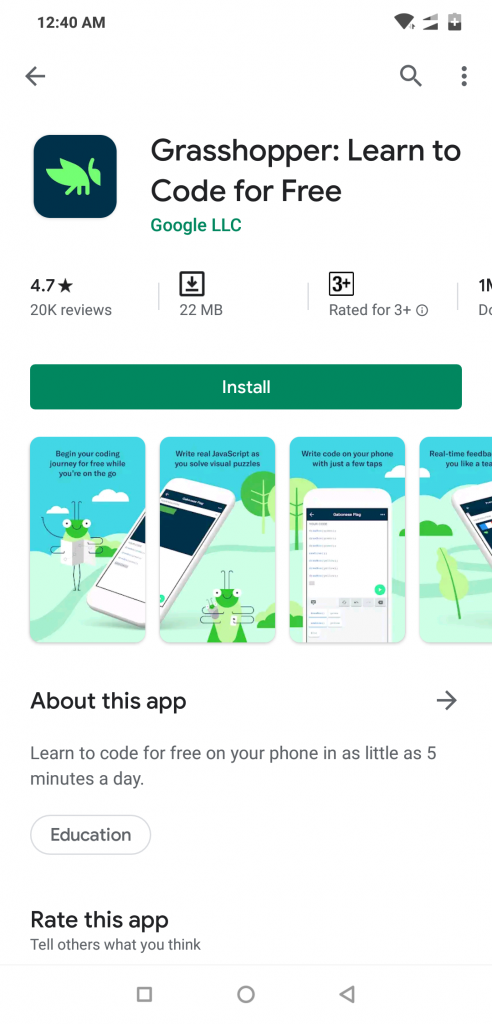 grasshopper app