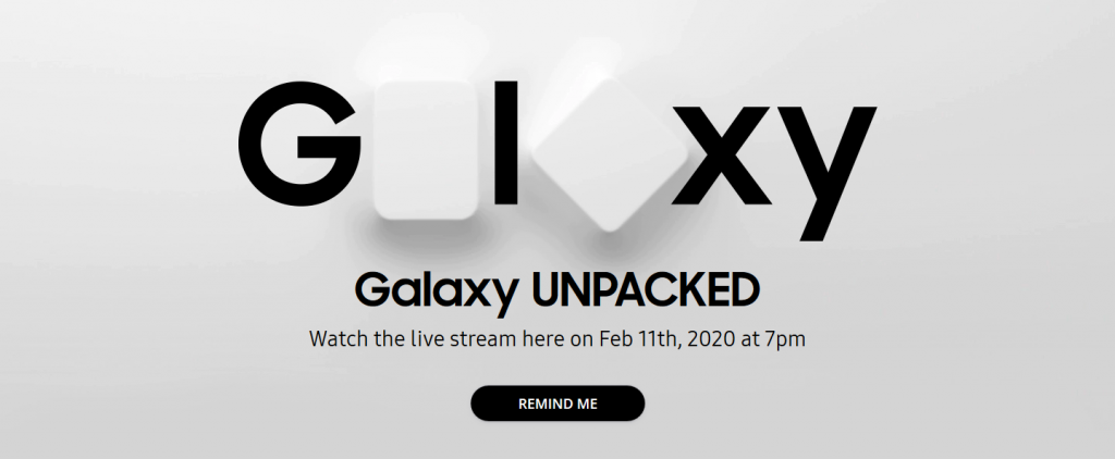 Samsung Galaxy Unpacked 2020