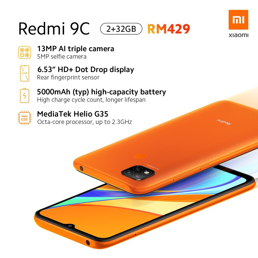 Redmi 9C Specs