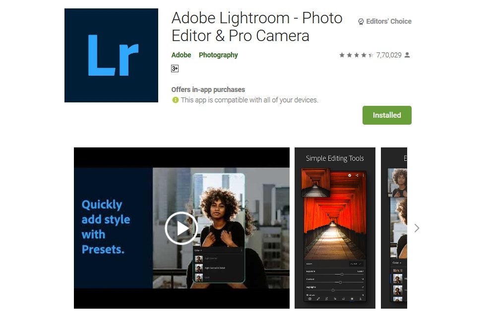 Adobe Lightroom